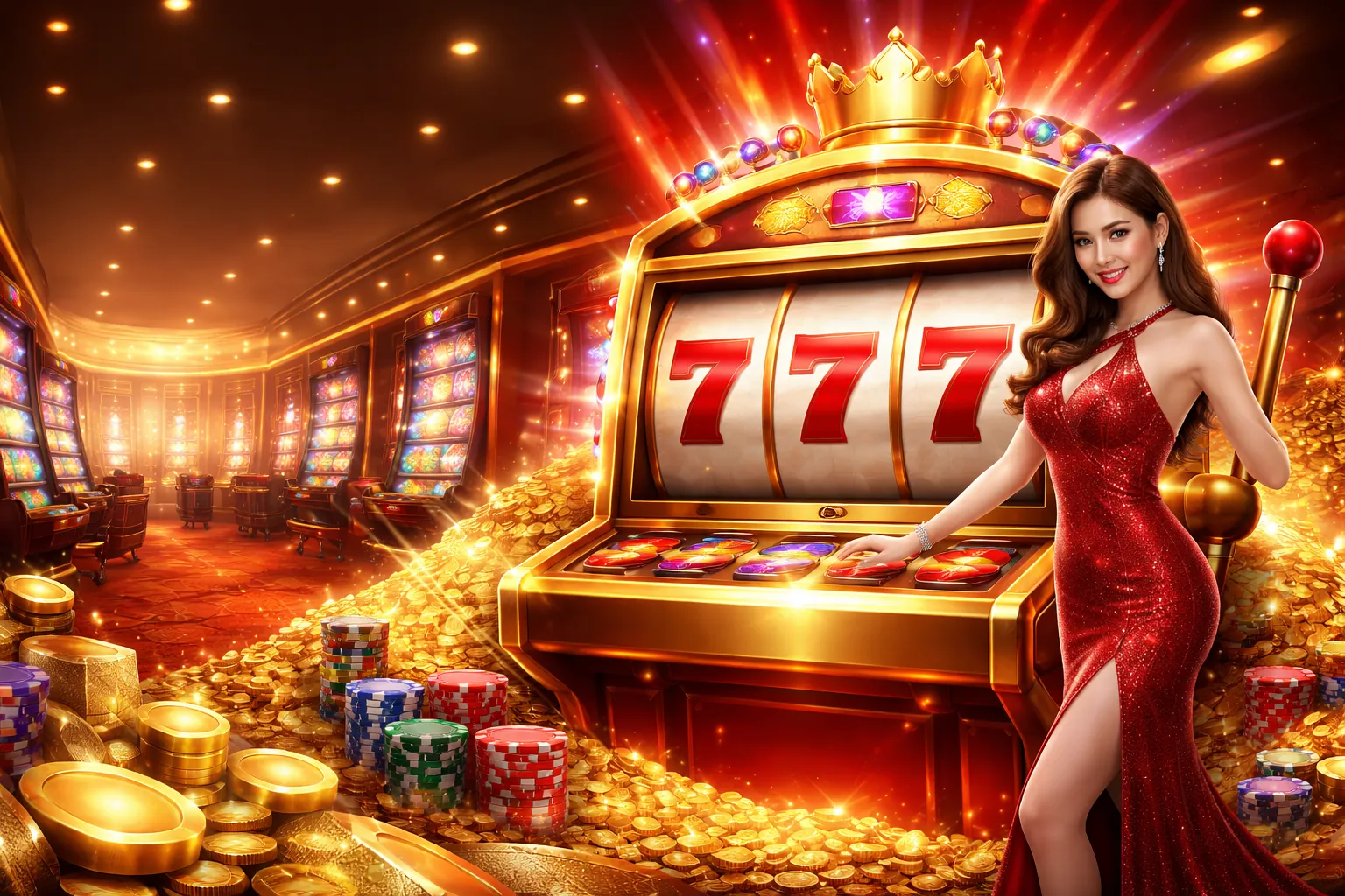 Hình ảnh chính trò chơi máy đánh bạc 123WIN