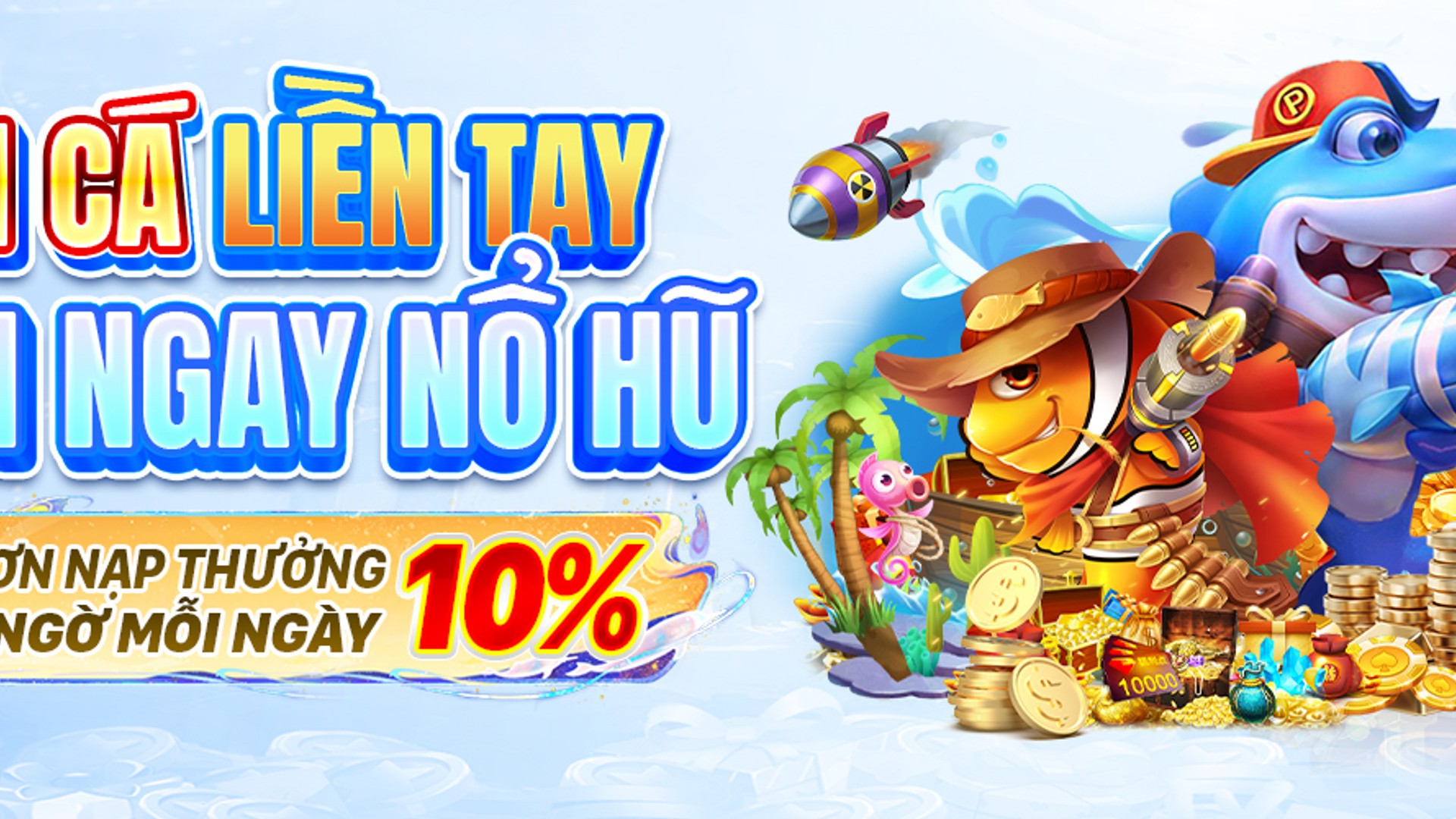 Hình ảnh game bắn cá sống động tại 123WIN với kho báu dưới đại dương