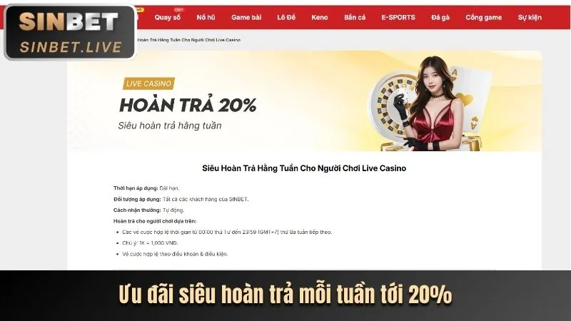 Hình ảnh giới thiệu thưởng nạp lại hàng tuần