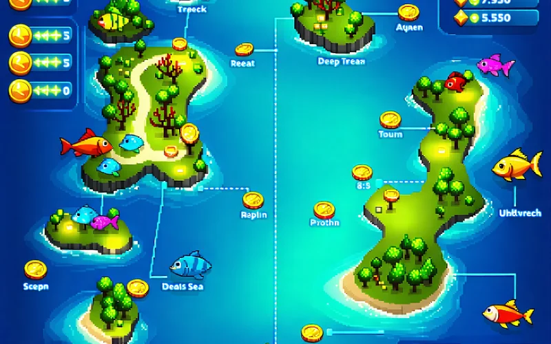 Hình ảnh các cảnh quan đại dương và loài cá đặc trưng