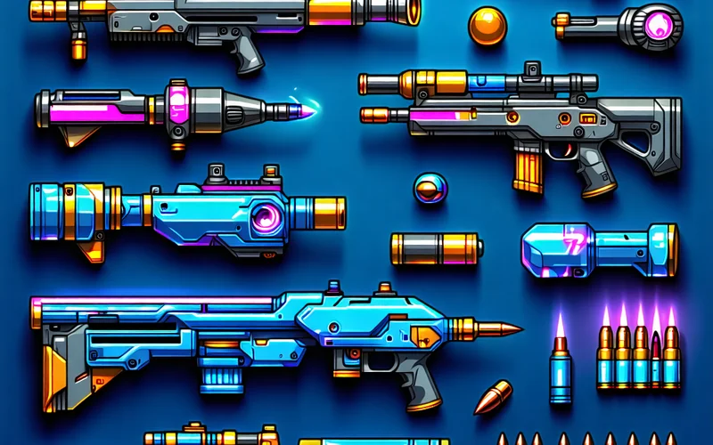 Hình ảnh kho vũ khí bắn cá đa dạng